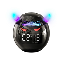 黑 Ultra -Weight Bass ▶ Черный ◀ Time Alarm Clock ★ Ultra -Long Authorge Lorte ★ Большой объем ‖
