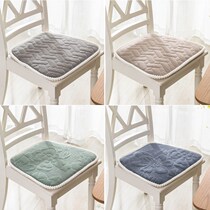Windsor chair cushion Horseshoe-shaped dining table chair cushion four seasons universal solid wood dining chair stool leather cushion household non-slip