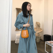 European station early spring 2021 new high-end feel jumpsuit dress European tide date wear foreign women Autumn