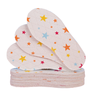 Children's cotton breathable and sweat-absorbent summer comfortable insole