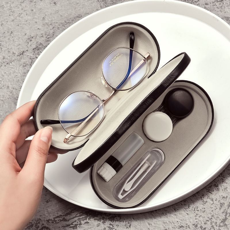 Double-Layer Dual-Use Two-In-One Invisible Double-Case Anti-Pressure Portable Dual-Use Contact Lens Case Storage Box Wholesale Hot Sale Double-Layer Dual-Use Two-In-One Invisible Double-Case Anti-Pressure Portable Dual-Use Contact Lens Case Storage Box Wholesale Hot Sale