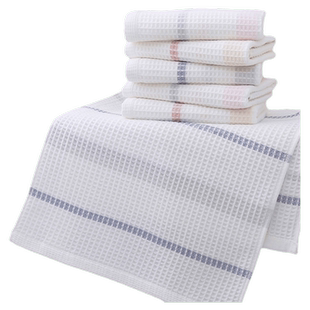 3条恒立纯棉华夫格纱布毛巾柔软轻薄易干吸水不掉毛男女旅行面巾