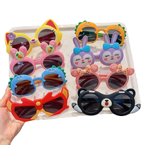 Children sunglasses Summer sunscreen sunscreen Anti-UV Han version Baby male and female baby new sunglasses