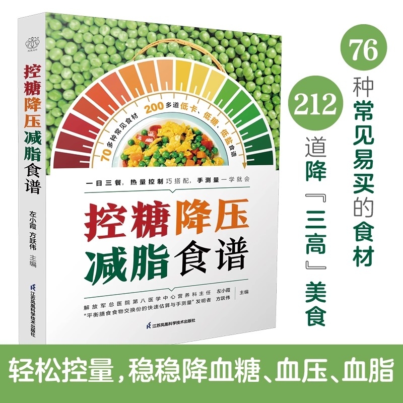 [Official Edition] Sugar Control, Blood Pressure Lowering, and Fat Reduction Recipe Book: Low-Salt, Low-Calorie Recipes for People with Three Highs (High Blood Pressure, High Blood Lipids, High Blood Sugar) - Daily Meal Plan for Calorie Control - Dietary Guidelines and Nutritional Recipe Book