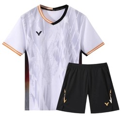 2025VT badminton suit men's and women's sports Suit autumn and summer cool quick-drying short-sleeved competition training ball suit team