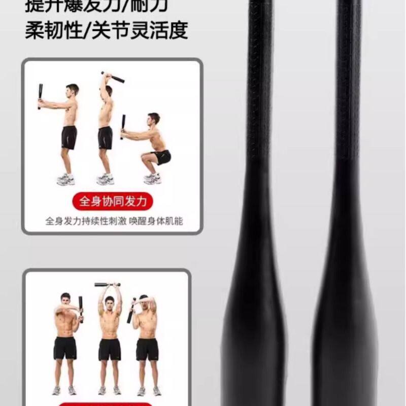 Zhanliu Academy WFA fitness bar and bell Indian bar Men and women home strength and physical training package rubber bar and bell