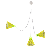 Dispositif dentraînement automatique à rebond automatique pour une seule personne de badminton suspendu en intérieur pour un joueur permettant aux enfants de tourner et de résister au vent à la maison