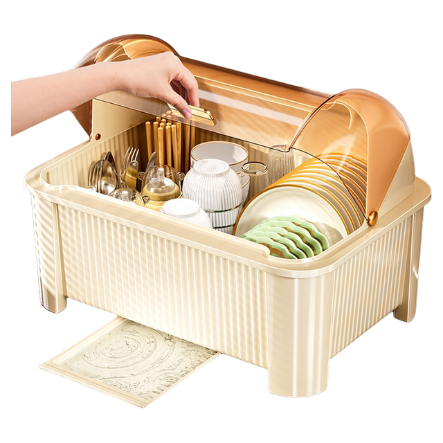 Dust-proof drainage bowls and chopsticks