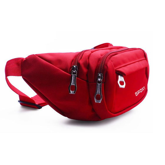 남성과 여성을 위한 허리 가방, 새로운 세련된 야외 레저 달리기 및 사이클링 비즈니스 지갑 대용량 개인 미끼 휴대폰