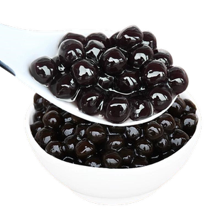 快煮黑珍珠粉圆500g商用黑糖珍珠小料奶茶店专用原料原材料红糖