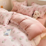 Утепленный коралловый двусторонний мягкий пододеяльник