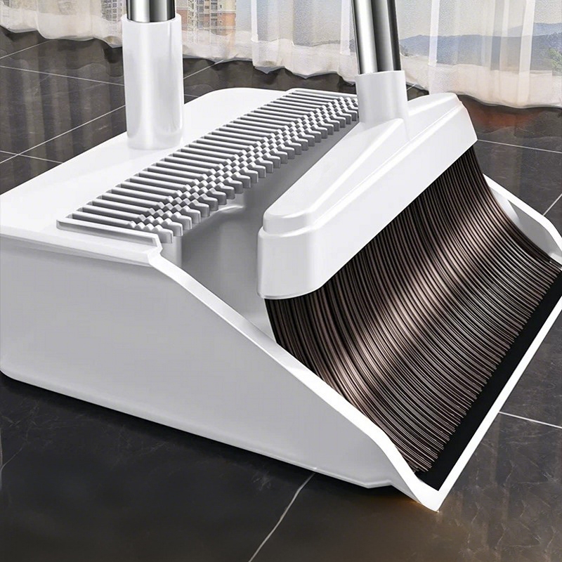 Broom and Dustpan Set for Home Use, 2026 New Model, Non-Stick Hair Broom, Sturdy Dustpan Broom and Dustpan Set for Home Use, 2026 New Model, Non-Stick Hair Broom, Sturdy Dustpan