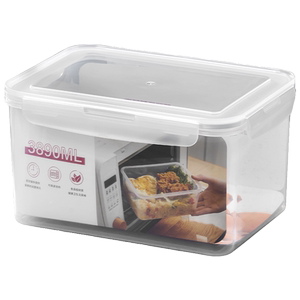 19.8元3件1300ml保鲜盒1个2400ml1个3890ml1个冰箱冷冻