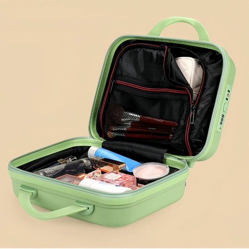 Портативный маленький ящик для хранения, косметичка, небольшая сумка, мультяшный чемодан, 14 дюймов, с медвежатами