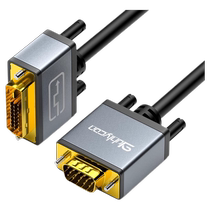 DVI to VGA adapter cable 24 5 1 to VjA male to male line desktop computer host graphics card connection monitor