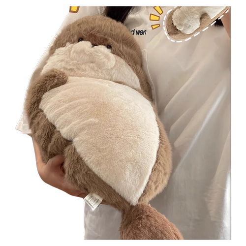 圣诞海豹毛绒玩具可爱睡觉抱玩偶公仔送男女孩生日礼物娃娃新年