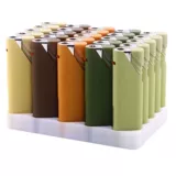 Прочная высококлассная металлическая взрывобезопасная ветрозащитная одноразовая зажигалка, оптовые продажи