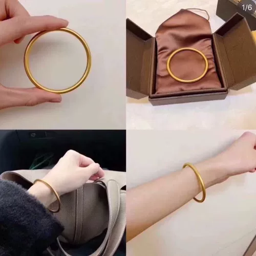 Золотой браслет, долговечный металлический золотой женский браслет