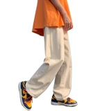 Летние ретро штаны, в американском стиле, свободный прямой крой