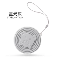 【Пищевой класс】 270 мл-блюд серый (со стальным кольцом/чашкой крышкой)