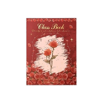 Flower classmates record primary school students sixth-grade girls ing style niche high-value junior high school and high school classmates address book rose loose-leaf guest book 2024 new graduation album