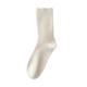 ຖົງຕີນຂອງແມ່ຍິງສີແຂງ Mid-Tube Socks Spring and Summer Sweat-Absorbent Breathable Sports Deodorant Summer Korean Style Long Cotton Socks Antibacterial
