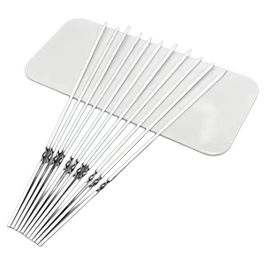 不锈钢烧烤签子圆签加粗羊肉串签烤肉工具外卖签烧烤针签食品级