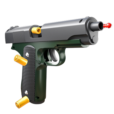 1911连发抛壳玩具枪反吹格洛克