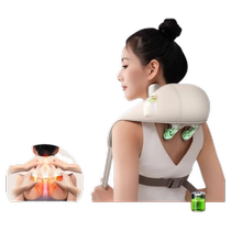 Oaks cervical vertebra trapezius back waist whole body multifunctional shoulder neck and neck kneading hot compress massager
