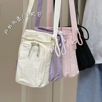 Outdoor sports lightweight crossbody water bottle mobile phone bag for women