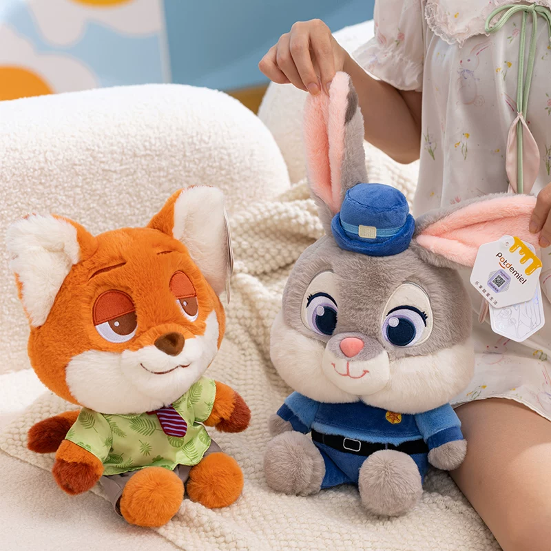 Cute soft plush toy with animals, doll, pillow