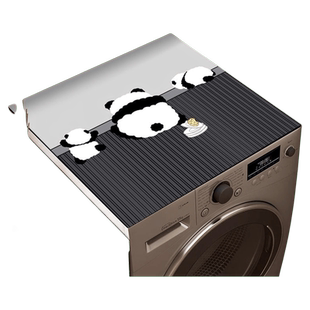 滚筒洗衣机盖布防尘罩套硅藻泥双开门冰箱吸水防晒免洗垫子床头柜