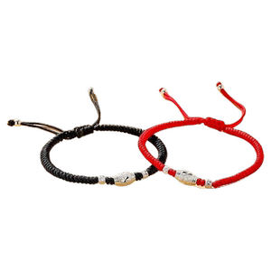 vana转运珠手链男女款情侣手绳纯银小众高级感生日礼物送男女朋友