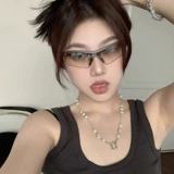 Серебряные дорожные солнцезащитные очки для велоспорта, ветрозащитные защитные очки подходит для мужчин и женщин, европейский стиль