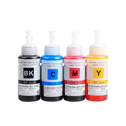 Подходит для Epson Printer Ink 672 Four -Color L380 L360 L310 Black L1300 L130 L351 L363 L383 Color L455 L565 Non -Epson Original