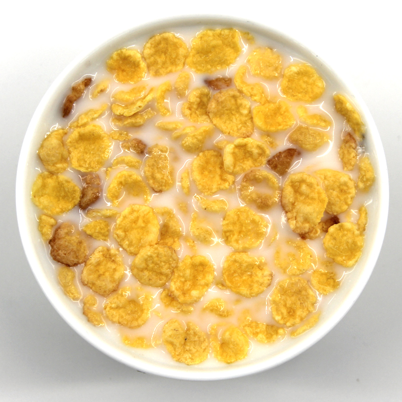 低脂玉米片即食早餐无糖精非油炸代餐饱腹食品可可蜜球零食脆麦片：健康早餐新选择！