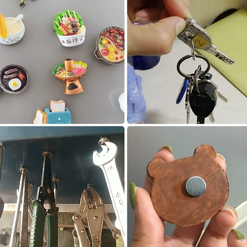 Мощный магнитный сильный магнит, высокопрочный круглый магнит на холодильник