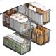 Cabinet pull basket kitchen pull drawer type ultra-deep cabinet storage box without punching single-layer sliding track seasoning rack