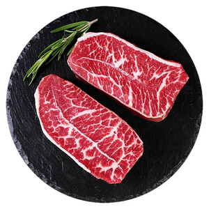 澳洲谷饲板腱牛排原切儿童菲力新鲜雪花牛肉扒官方旗舰店优选草饲