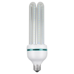 led灯泡u型节能玉米灯e27螺口家用台灯灯管螺旋型5w8w超亮日光灯
