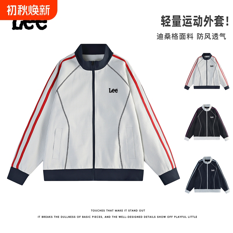 Lee Genuine Trendy Brand Couple Sports Jacket for Men and Women, New Autumn Style Stand Collar Top, Casual Loose Cardigan Jacket Lee Genuine Trendy Brand Couple Sports Jacket for Men and Women, New Autumn Style Stand Collar Top, Casual Loose Cardigan Jacket