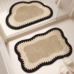Bathroom Floor Mat Soft Diatom Mud For Home Toilet Washstand Anti-Slip Mat thickened Carpet Quick-Dry Toilet Foot Mat