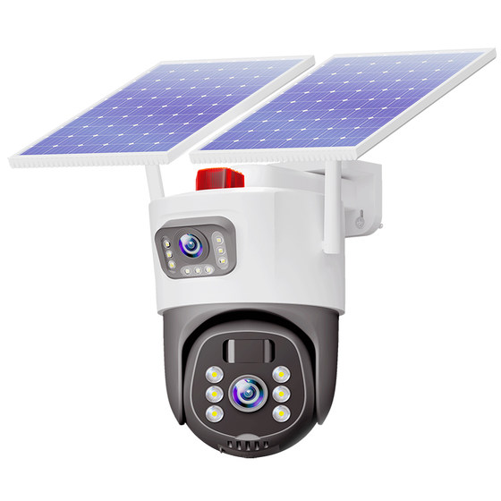 Oaks Solar Camera Monitoring Outdoor 360 Degrees No Dead Angle Mobile Phone Remote Outdoor Waterproof 4G Night Vision