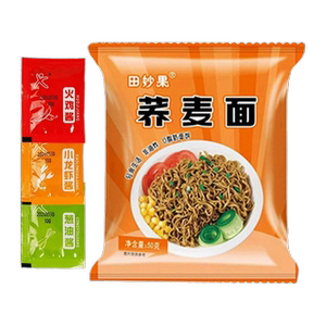 非油炸荞麦拌面火鸡小龙虾葱油免煮即食冲泡拌面5包装