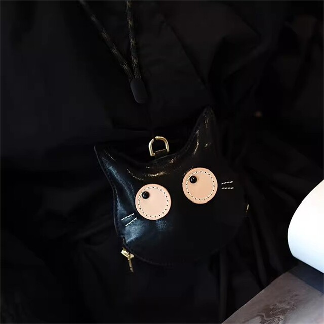 2025 new simple women's halter neck coin wallet high-end exquisite cartoon mini card bag cute storage bag trendy