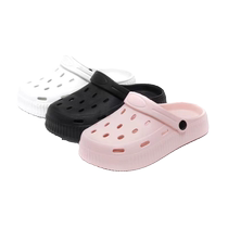 Croc shoes womens non-slip summer couples thick-soled slip-on sandals soft-soled casual beach shoes sandals for men