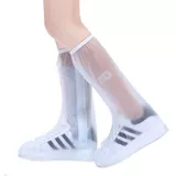 Водонепроницаемые нескользящие бахилы подходит для мужчин и женщин, износостойкий детский дождевик, высокие сапоги, увеличенная толщина, средней длины