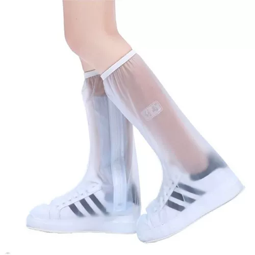 Водонепроницаемые нескользящие бахилы подходит для мужчин и женщин, износостойкий детский дождевик, высокие сапоги, увеличенная толщина, средней длины