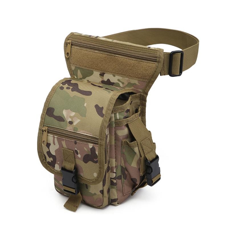 New Outdoor Leg Bag, Mountaineering Equipment, Adventure Tools, Portable Waist Bag, Waterproof Multi-Functional Adventure Bag for Men and Women, Military Fans