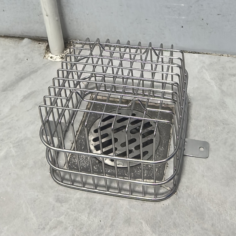 Stainless Steel Sewer Rat-Proof Cover, Square Rooftop Gutter, Balcony Terrace Floor Drain Filter, Drainage Pipe Outlet Stainless Steel Sewer Rat-Proof Cover, Square Rooftop Gutter, Balcony Terrace Floor Drain Filter, Drainage Pipe Outlet